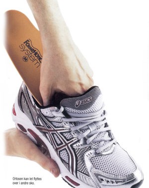 Skift indlægget til andre sko